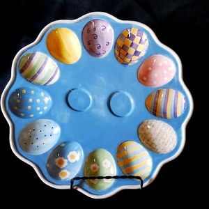 Debbie mumm 2001 Easter egg plate